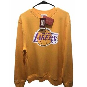 Mitchell & Ness Los Angeles Lakers Sweater Hardwood Classics Mens Size Small